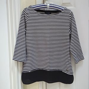 *TOMMY HILFIGER* COTTON LONG SLEEVE TOP